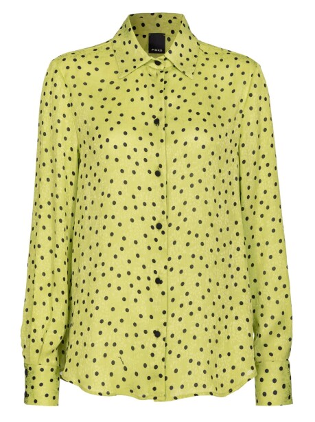 Camicia jacquard a pois - 4