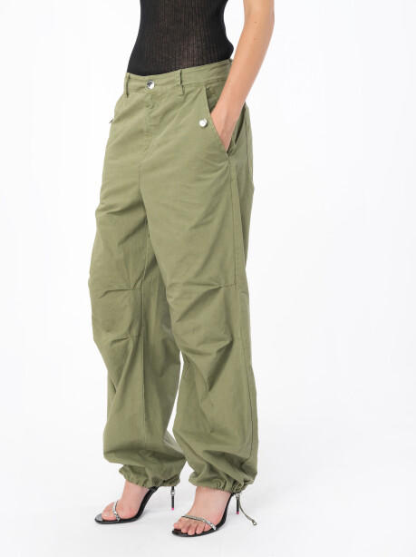 Pantaloni cargo  a gamba ampia stile utility - 3