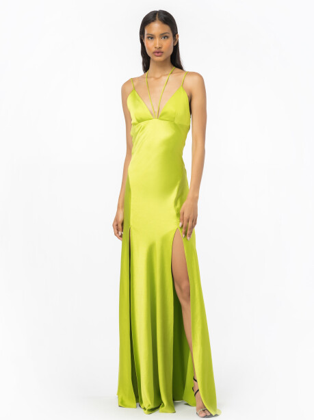 Vestiti slipdress in raso martellato - 1