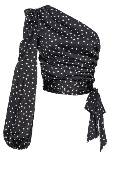 Blusa con pois irregolari - 4