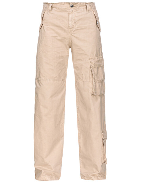 Pantaloni cargo in cotone - 4