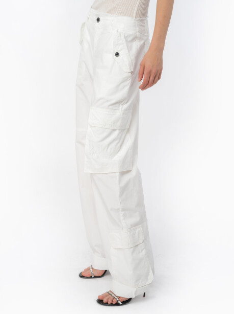 Pantaloni cargo in cotone - 3