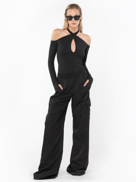 Top off shoulder in jersey fluido - 1