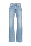 Jeans wide leg denim vintage chiaro - 4