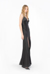 Vestito slipdress in raso martellato - 3