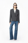 Blazer flanella con cintura - 1