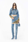 Minigonna denim golden - 3