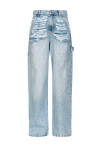 Jeans slouchy con strappi - 4