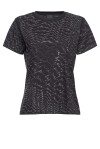 T-shirt con logo full strass - 4