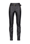 Pantaloni slim fit in similpelle - 4