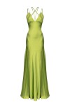 Vestiti slipdress in raso martellato - 4